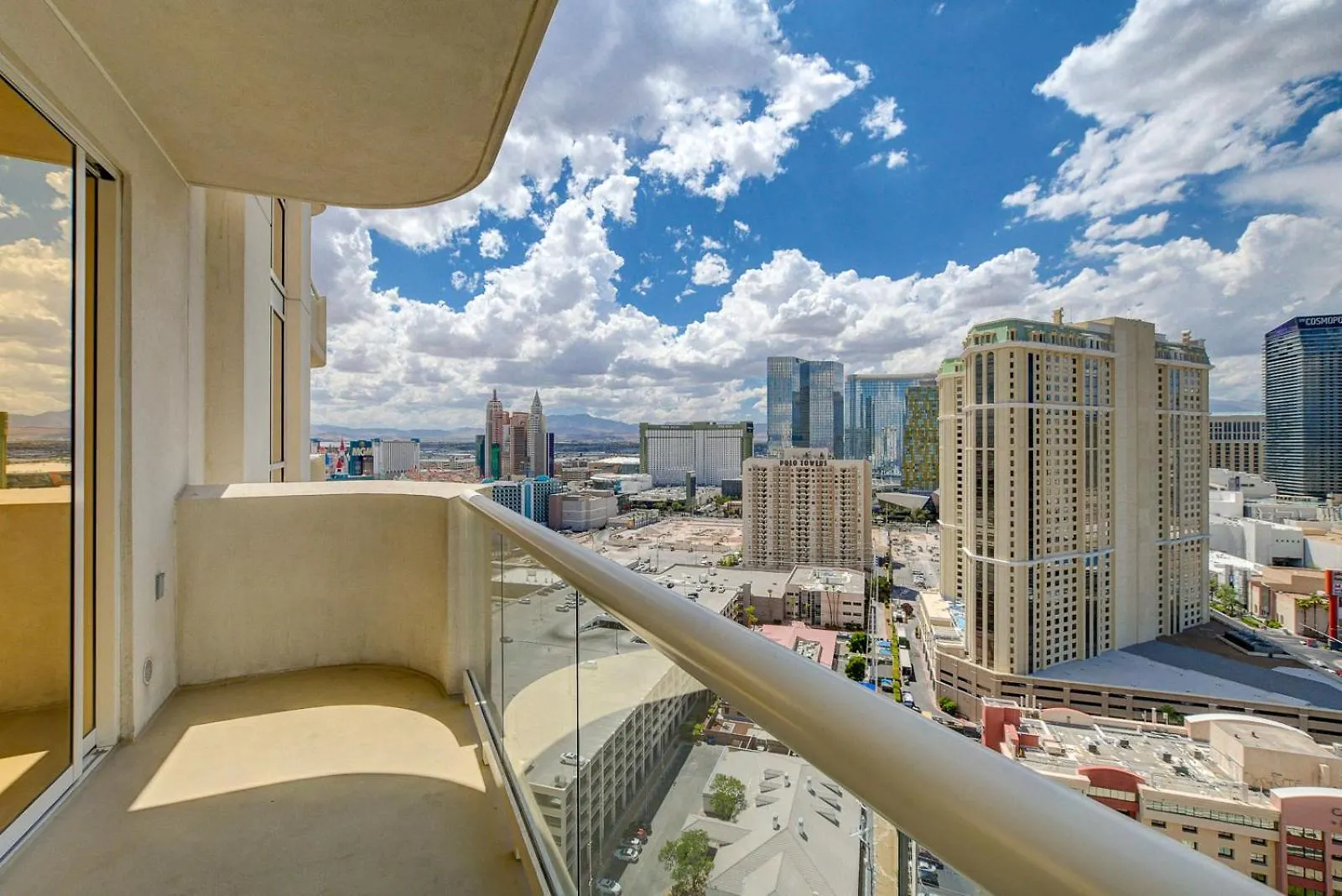 Aparthotel Amethyst Suite II Balcony Strip View Mgm Signature Las Vegas